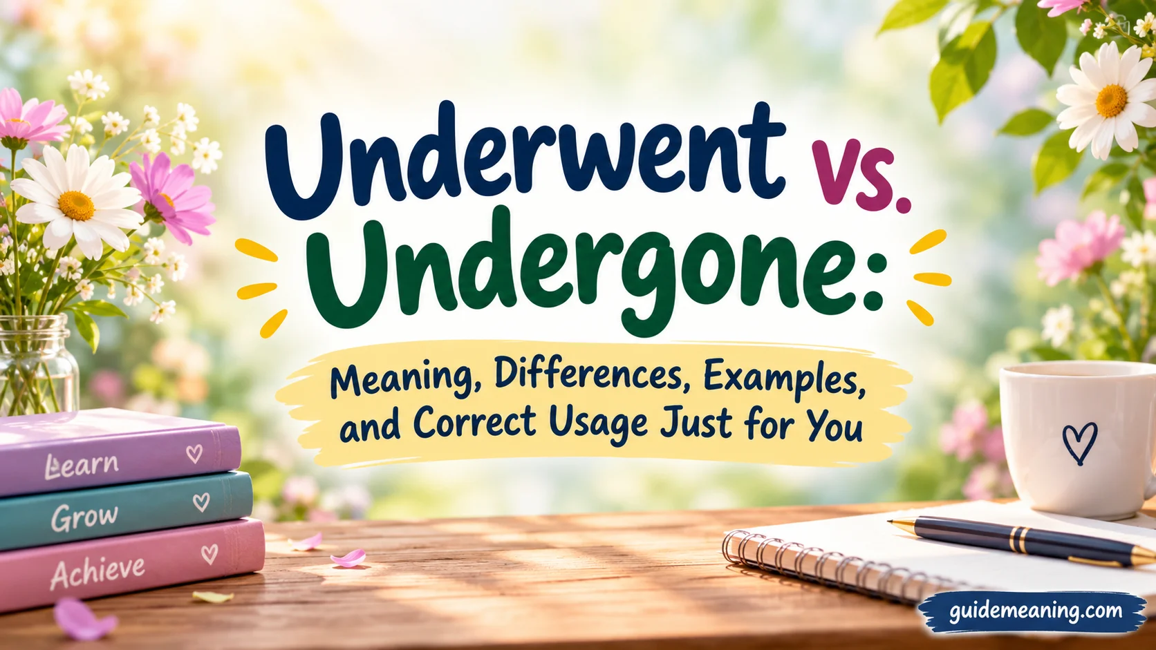 Underwent vs. Undergone