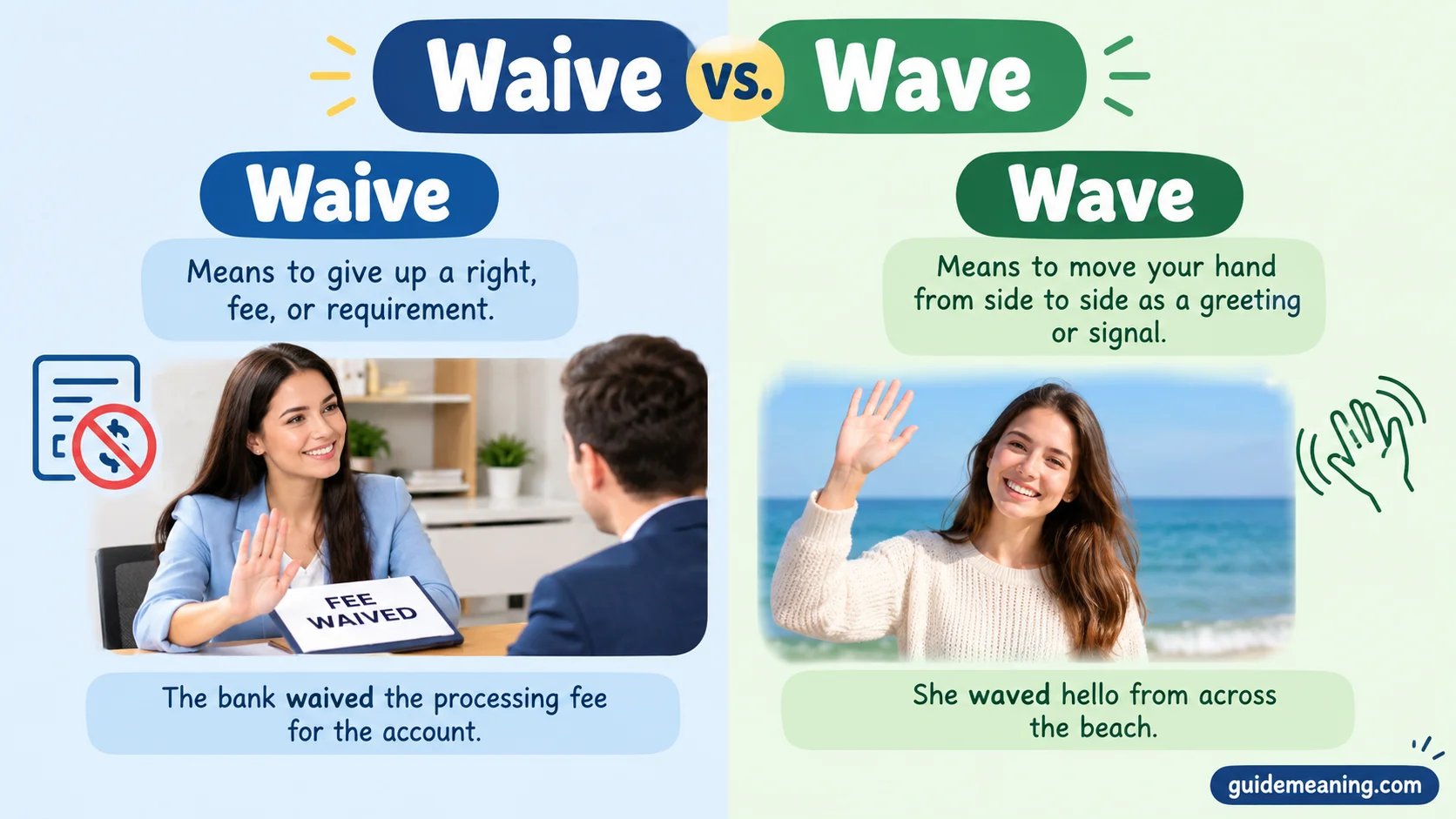 Waive vs. Wave